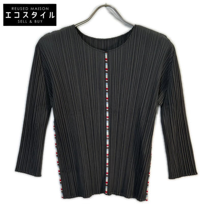 PP43-JK652 Gray Centerline Pleated Cut-and-Sew Top 3 (Women's)