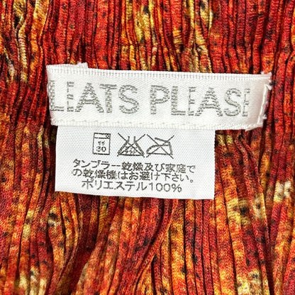 PP14-JG485 红色 大理石纹 百褶裙 半身裙 女式 2