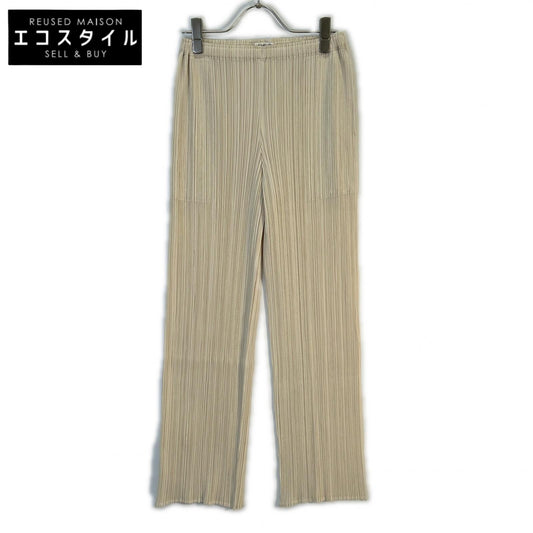 PLEATS PLEASE プリーツプリーズ PP53-JF413 アイボリー プリーツリラックスパンツ ボトムス