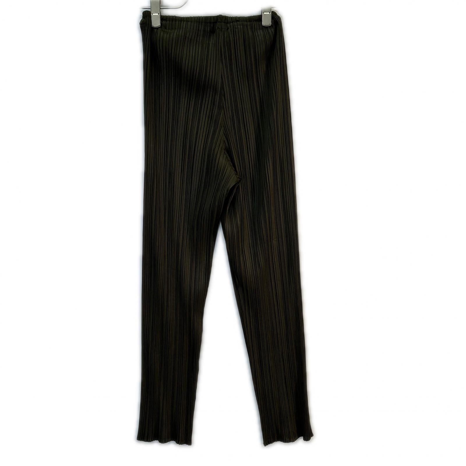 PP43-JF609 Pleated Straight Pants Bottoms 2 Ladies
