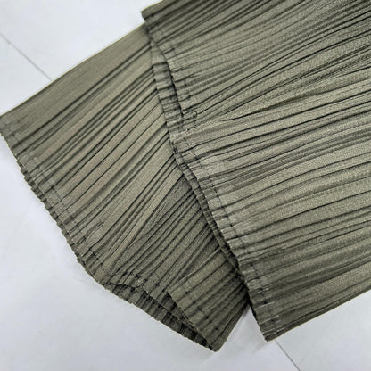 PP43-JF609 Pleated Straight Pants Bottoms 2 Ladies