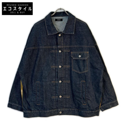ZUCCA ズッカ CZ98ーFC728 ベージュ 背面ナイロン切替Gジャン ジャケット