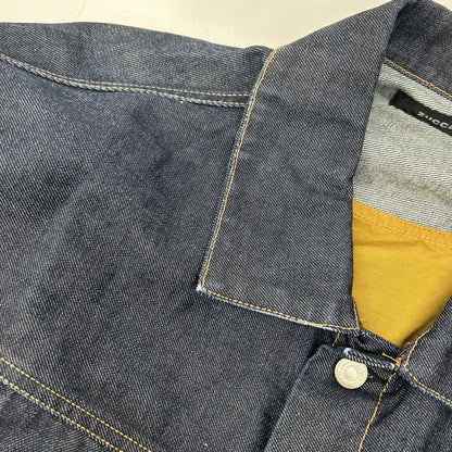 ZUCCA ズッカ CZ98ーFC728 ベージュ 背面ナイロン切替Gジャン ジャケット