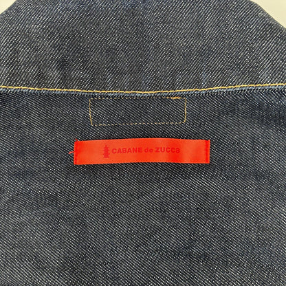 ZUCCA ズッカ CZ98ーFC728 ベージュ 背面ナイロン切替Gジャン ジャケット