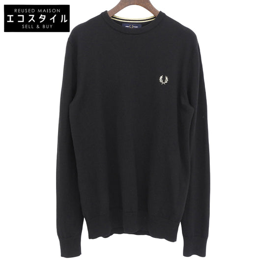Like New Classic Crew Neck Jumper Wool Cotton Top Men's Black S K9601 Tops S Men's