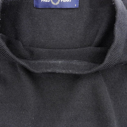新品同様 Classic Crew Neck Jumper ウール コットン トップス メンズ ブラック S K9601 トップス S メンズ