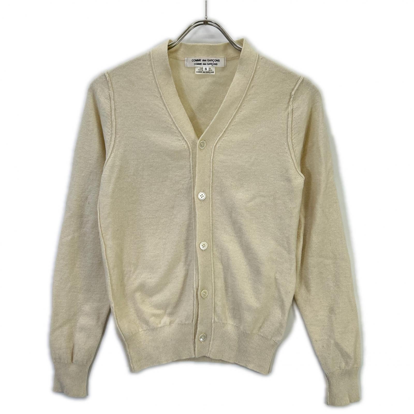 RB-N504 Ivory Knit Cardigan Top S Women's