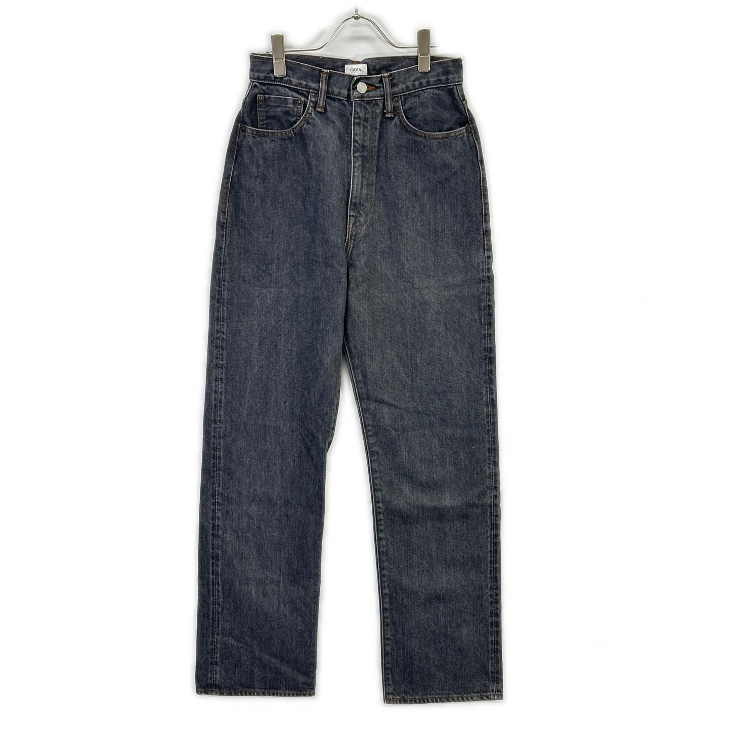 NPTLｰ5HI ﾁｬｺｰﾙ ｽﾋﾞﾝｺｯﾄﾝ 13.5oz ﾃﾞﾆﾑﾊﾟﾝﾂ ボトムス 26 レディース