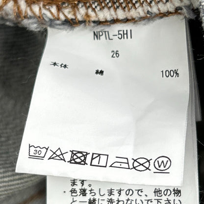 NPTLｰ5HI ﾁｬｺｰﾙ ｽﾋﾞﾝｺｯﾄﾝ 13.5oz ﾃﾞﾆﾑﾊﾟﾝﾂ ボトムス 26 レディース