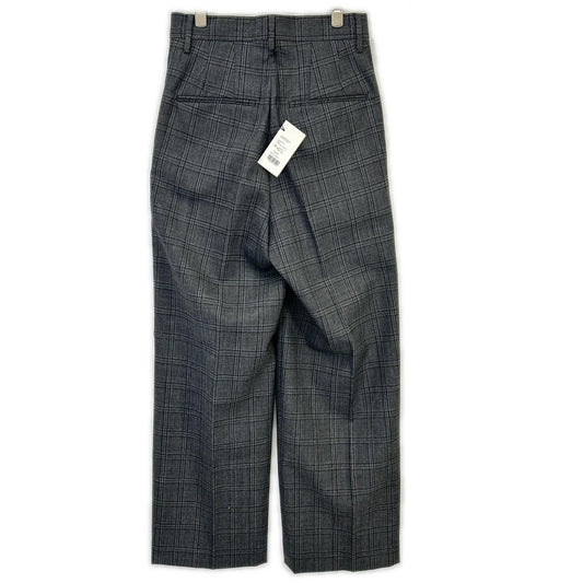 AURALEE 24SS BLUEFACED WOOL CHECK SLACKS Bottoms