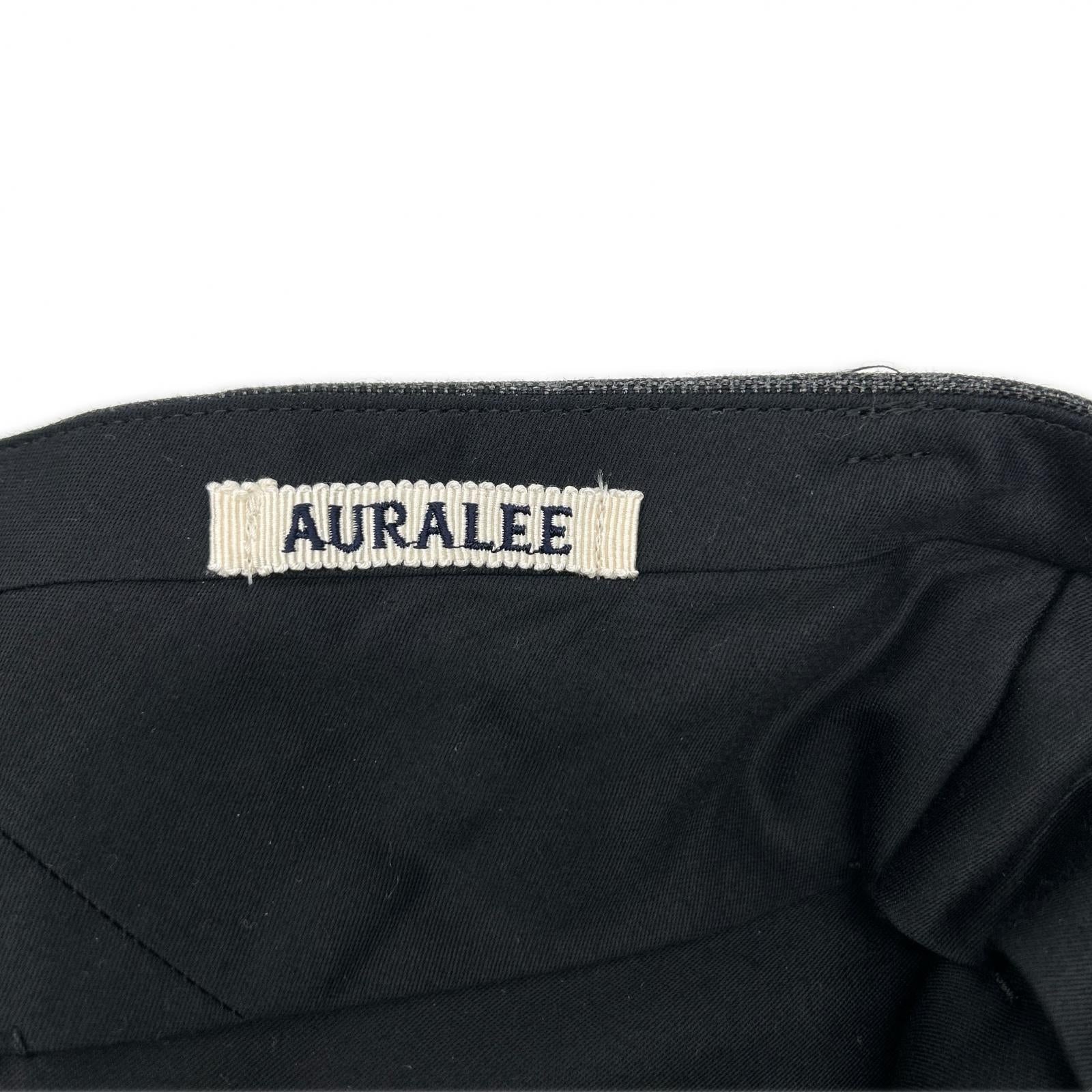 AURALEE オーラリー 24年製 BLUEFACED WOOL CHECK SLACKS ボトムス