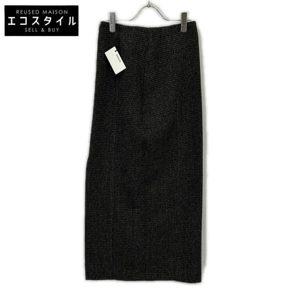AURALEE 25SS ALPACA WOOL SILK TWEED PENCIL SKIRT