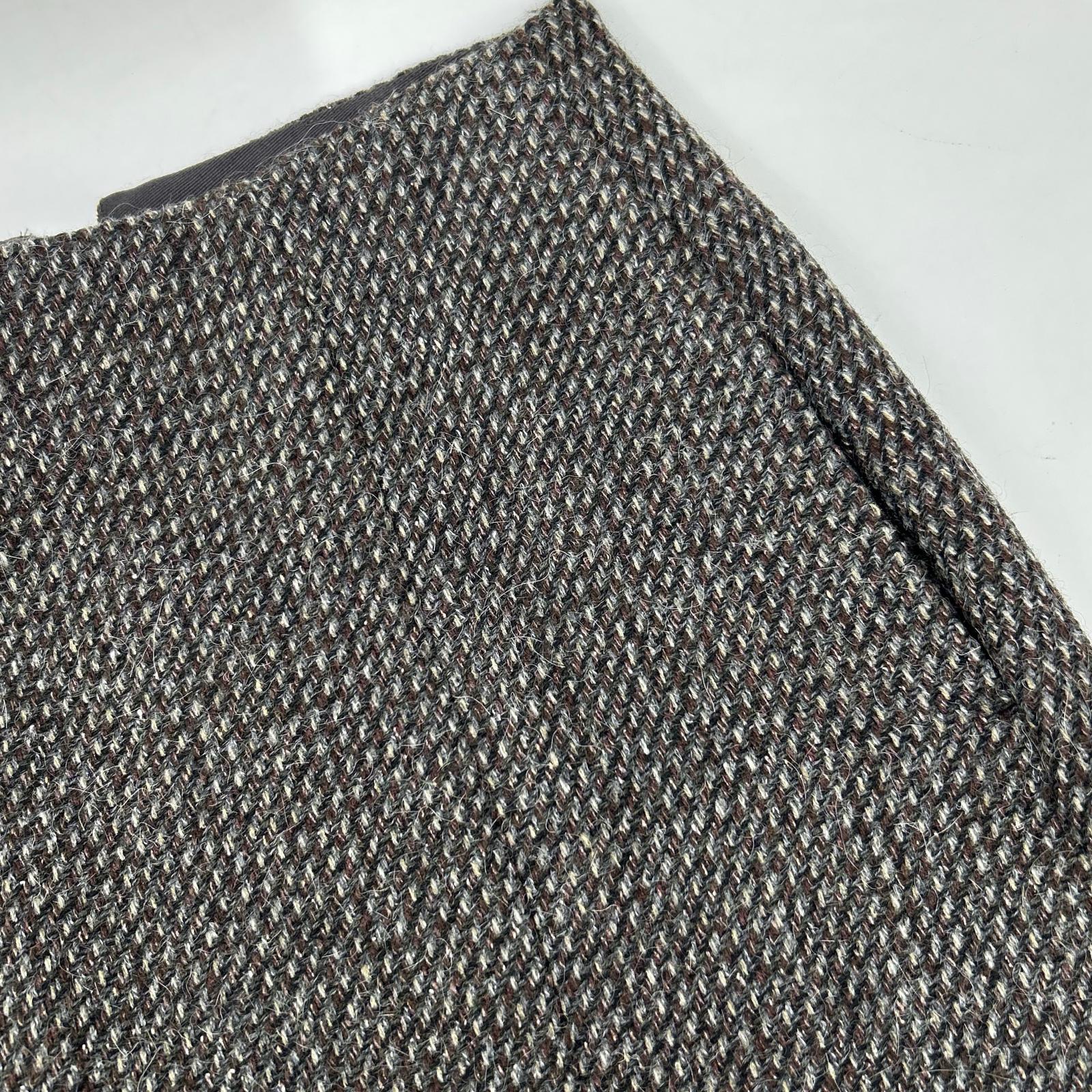 AURALEE 25SS ALPACA WOOL SILK TWEED PENCIL SKIRT