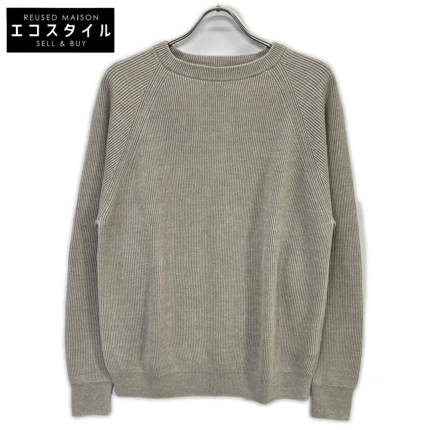ﾍﾞｰｼﾞｭ HIGHTCOUNT LINEN CREW NECK トップス 1 レディース