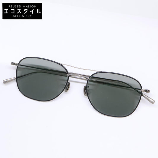 EYEVAN7285 アイヴァン 1014 c.805825 titanium 度入りレンズ 2ブリッジ スクエア サングラス