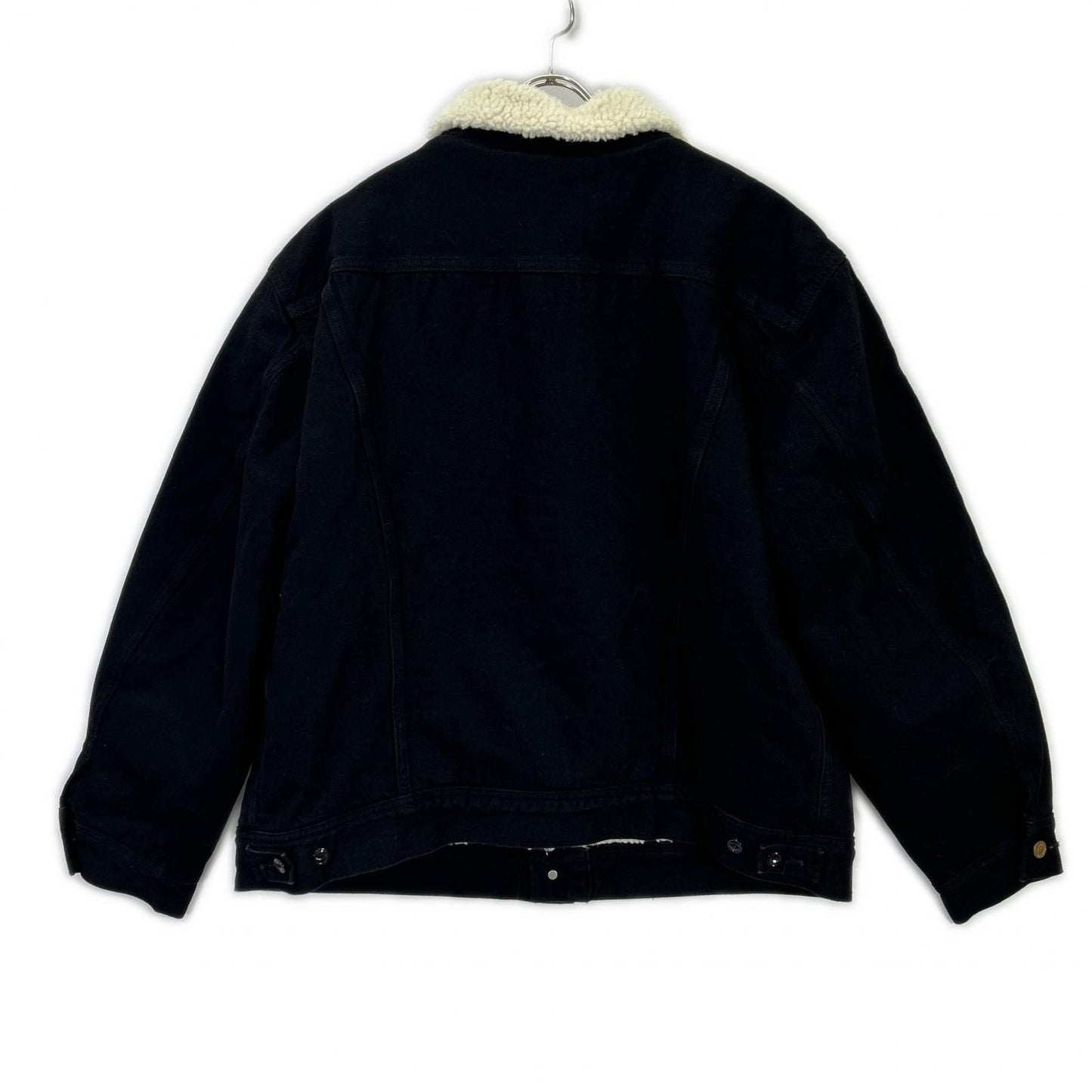 24年款 LM0725 黑色 牛仔夹克 内衬羊羔绒翻领夹克 夹克 XL 男士