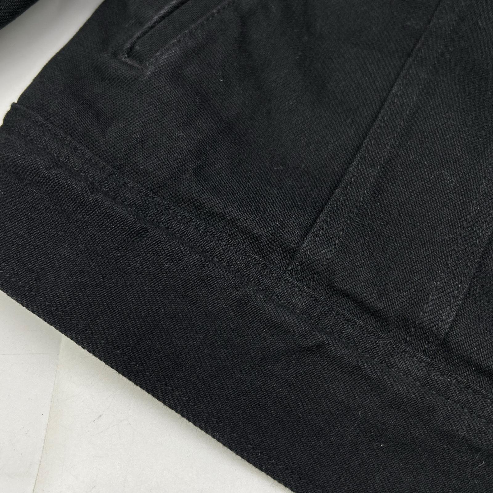 24年款 LM0725 黑色 牛仔夹克 内衬羊羔绒翻领夹克 夹克 XL 男士