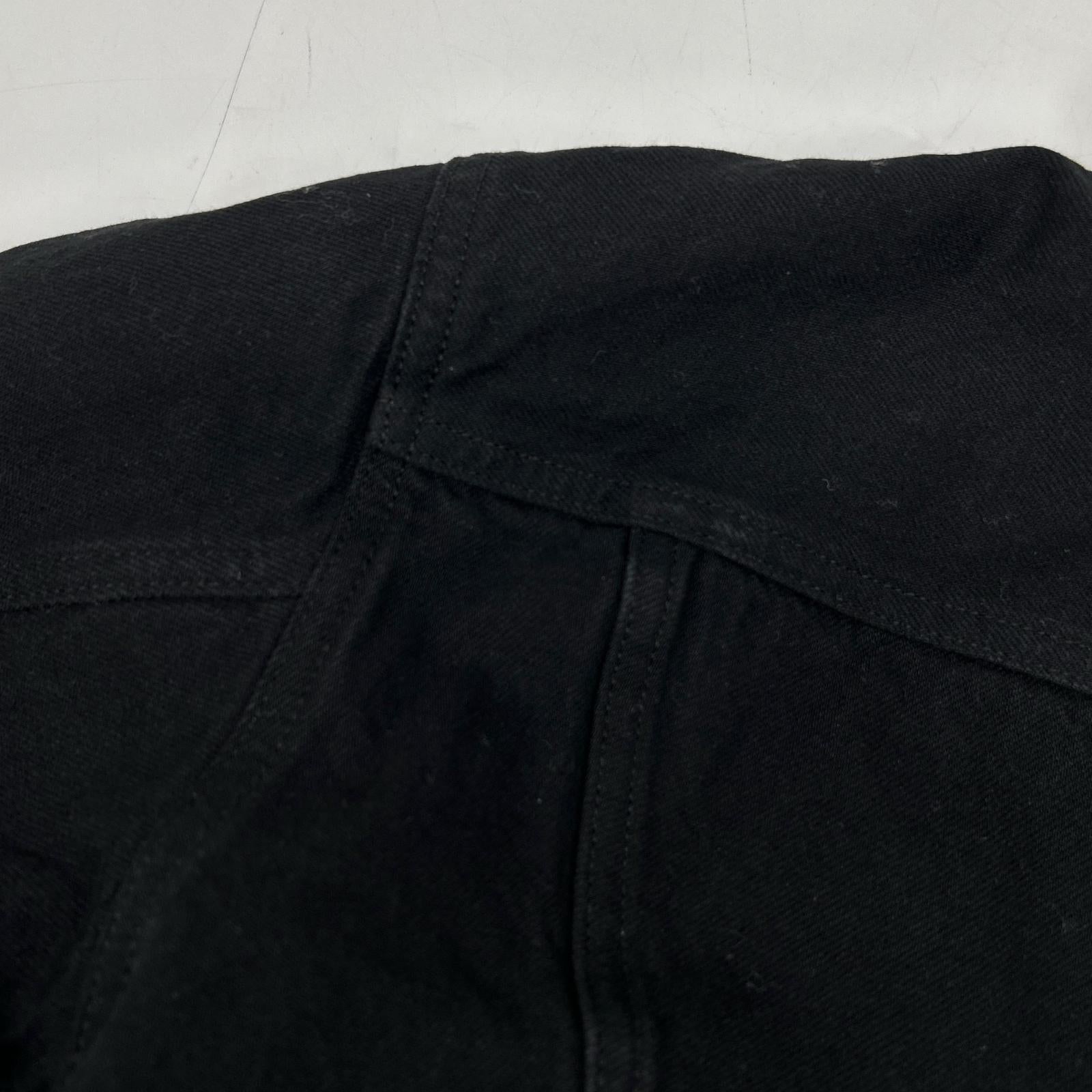 24年款 LM0725 黑色 牛仔夹克 内衬羊羔绒翻领夹克 夹克 XL 男士