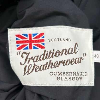 TRADITIONAL WEATHERWEAR トラディショナルウェザーウェア G242CIDC0041 ブラック リバーシブル スタンドカラー ダウンジャケット ジャケット