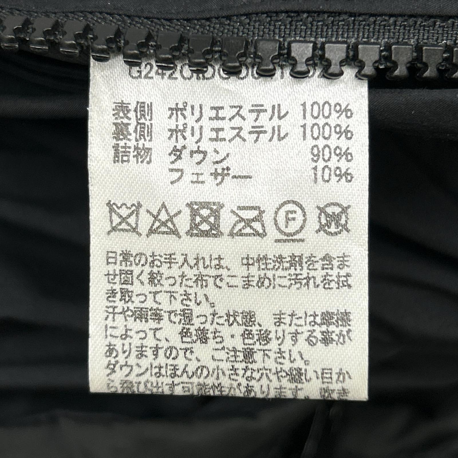 TRADITIONAL WEATHERWEAR トラディショナルウェザーウェア G242CIDC0041 ブラック リバーシブル スタンドカラー ダウンジャケット ジャケット