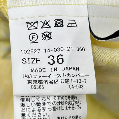 ANAYI アナイ 25年製 花柄 tansparent プリント リネン ワンピース ワンピース
