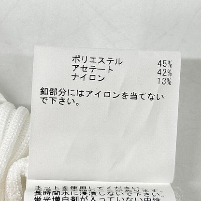 ANAYI アナイ 24年製 ホワイト スパンオーガンジーボウダイブラウス トップス