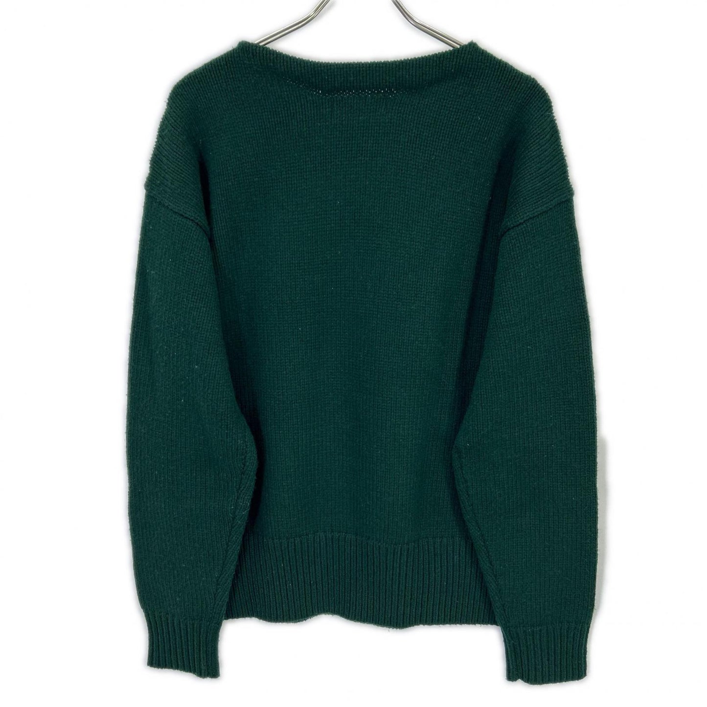 POLO RALPH LAUREN ポロ ラルフローレン 25AW グリーン インターシャ編み NYC ニットプルオーバー トップス