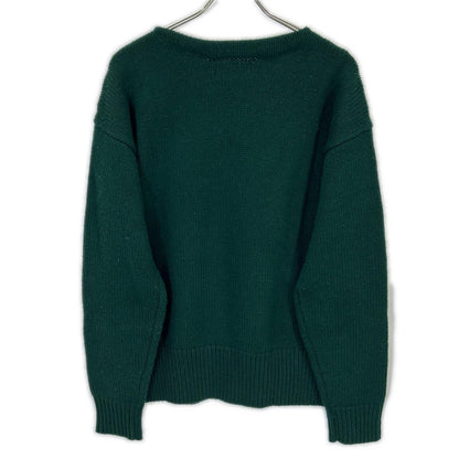 POLO RALPH LAUREN ポロ ラルフローレン 25AW グリーン インターシャ編み NYC ニットプルオーバー トップス