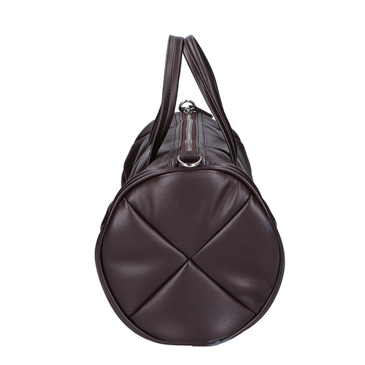[Excellent Condition] Faux Leather Quilted 2-Way Shoulder Boston Bag for Women