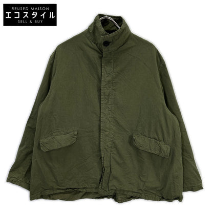 Veritecoeur VC-2669 Khaki Cotton Garment Dyed Coat Jacket