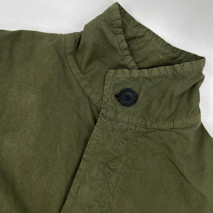 Veritecoeur VC-2669 Khaki Cotton Garment Dyed Coat Jacket