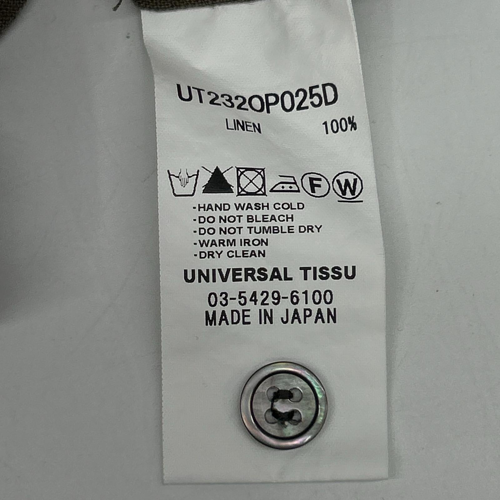 UT232OP025D ｶｰｷ ﾘﾈﾝ ﾉｰｽﾘｰﾌﾞﾜﾝﾋﾟｰｽ ワンピース 表記無し レディース