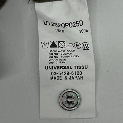 UT232OP025D ｶｰｷ ﾘﾈﾝ ﾉｰｽﾘｰﾌﾞﾜﾝﾋﾟｰｽ ワンピース 表記無し レディース