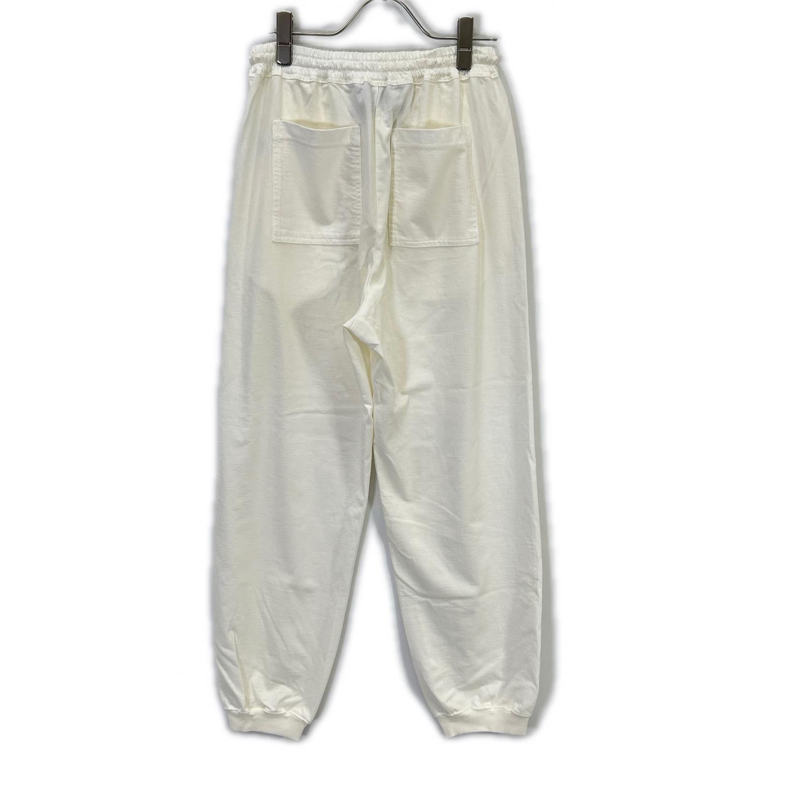 TICCA ティッカ 0241426192 24SS ホワイト JERSEY リブパンツ ボトムス