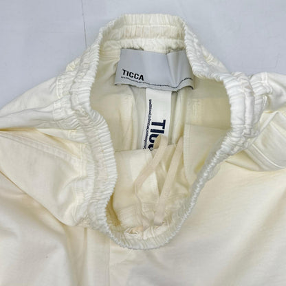 TICCA ティッカ 0241426192 24SS ホワイト JERSEY リブパンツ ボトムス