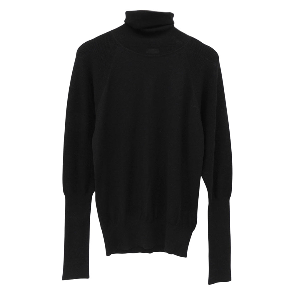 タートルネック ニット セーター シルクブレンド トップス レディース ブラック F 24AW トップス F レディース