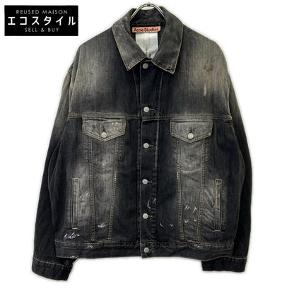 ACNE STUDIOS アクネ ストゥディオズ FN-UX-OUTW000073 25FW オーバーサイズ ペイント デニムジャケット ジャケット
