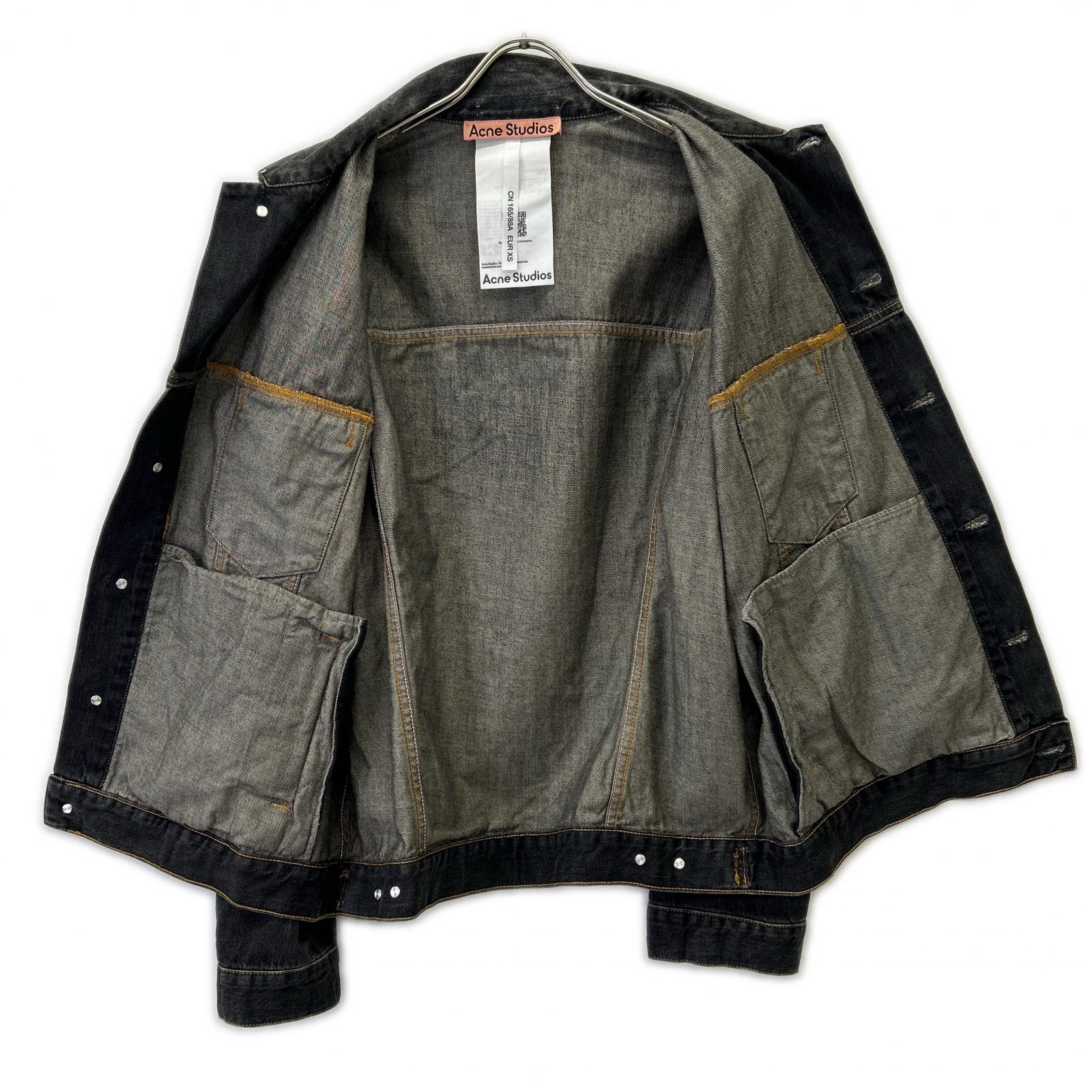 ACNE STUDIOS アクネ ストゥディオズ FN-UX-OUTW000073 25FW オーバーサイズ ペイント デニムジャケット ジャケット