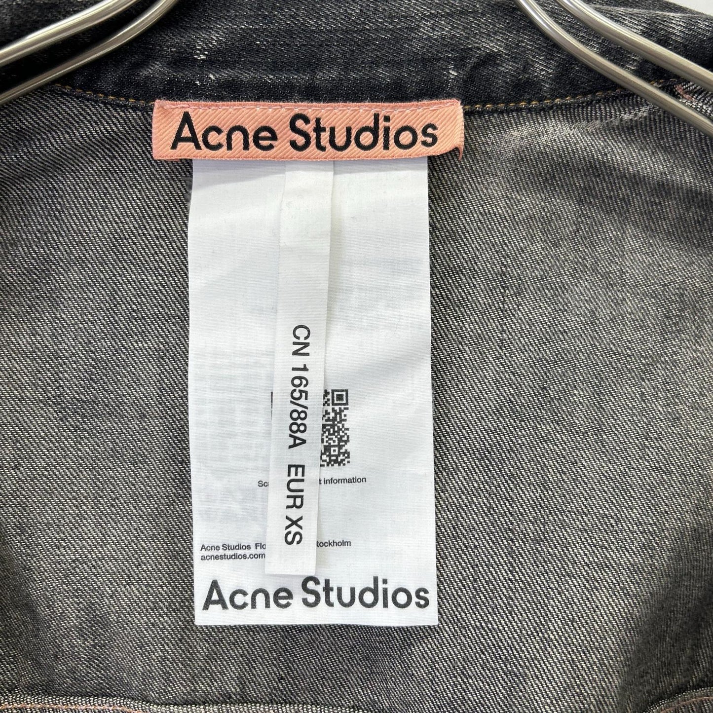 ACNE STUDIOS アクネ ストゥディオズ FN-UX-OUTW000073 25FW オーバーサイズ ペイント デニムジャケット ジャケット