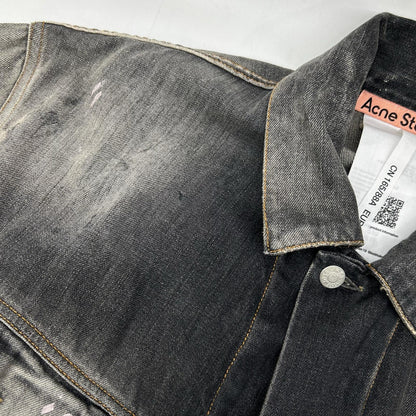 ACNE STUDIOS アクネ ストゥディオズ FN-UX-OUTW000073 25FW オーバーサイズ ペイント デニムジャケット ジャケット