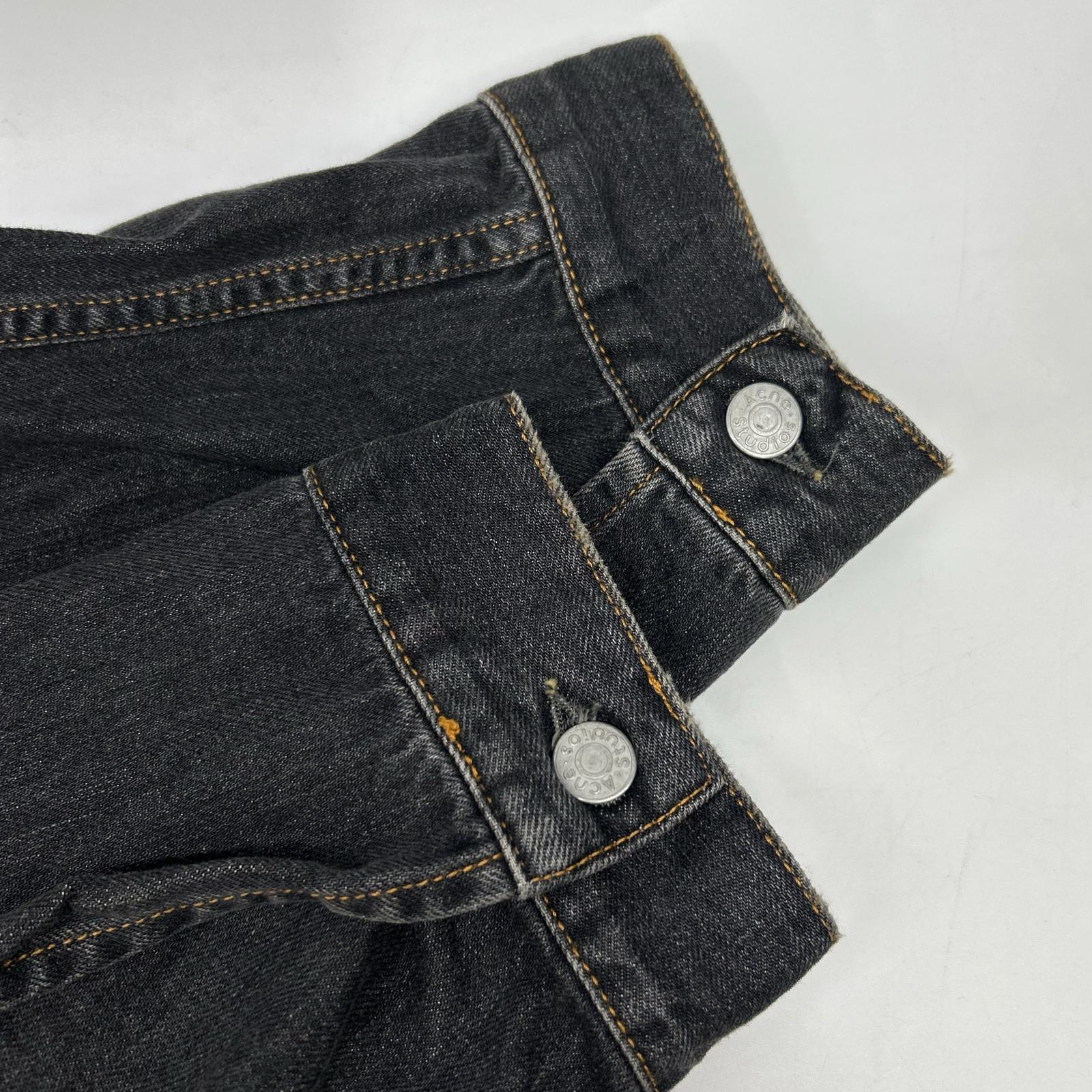 ACNE STUDIOS アクネ ストゥディオズ FN-UX-OUTW000073 25FW オーバーサイズ ペイント デニムジャケット ジャケット