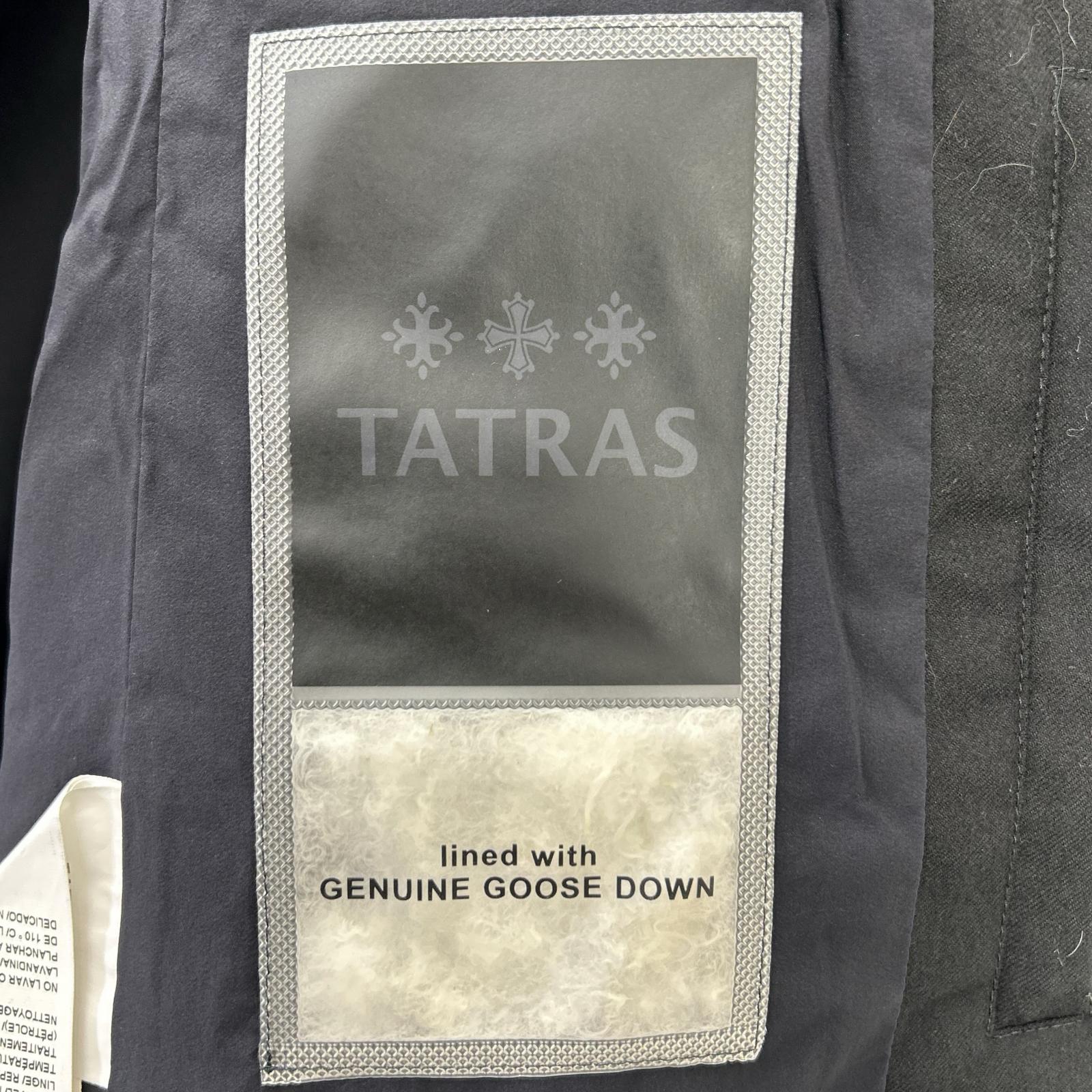 TATRAS タトラス LTOU24A4016-D 24AW ブラック フード付き ダウンジャケット ジャケット
