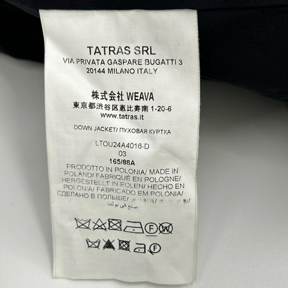 TATRAS タトラス LTOU24A4016-D 24AW ブラック フード付き ダウンジャケット ジャケット