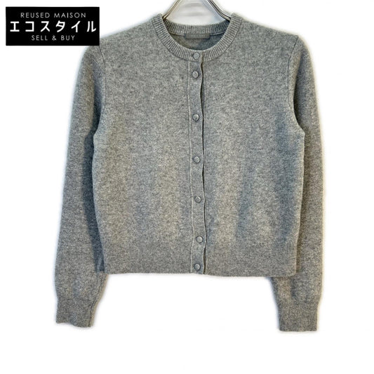 theory luxe セオリーリュクス 25年 グレー カシミヤ混 ラメカーディガン トップス