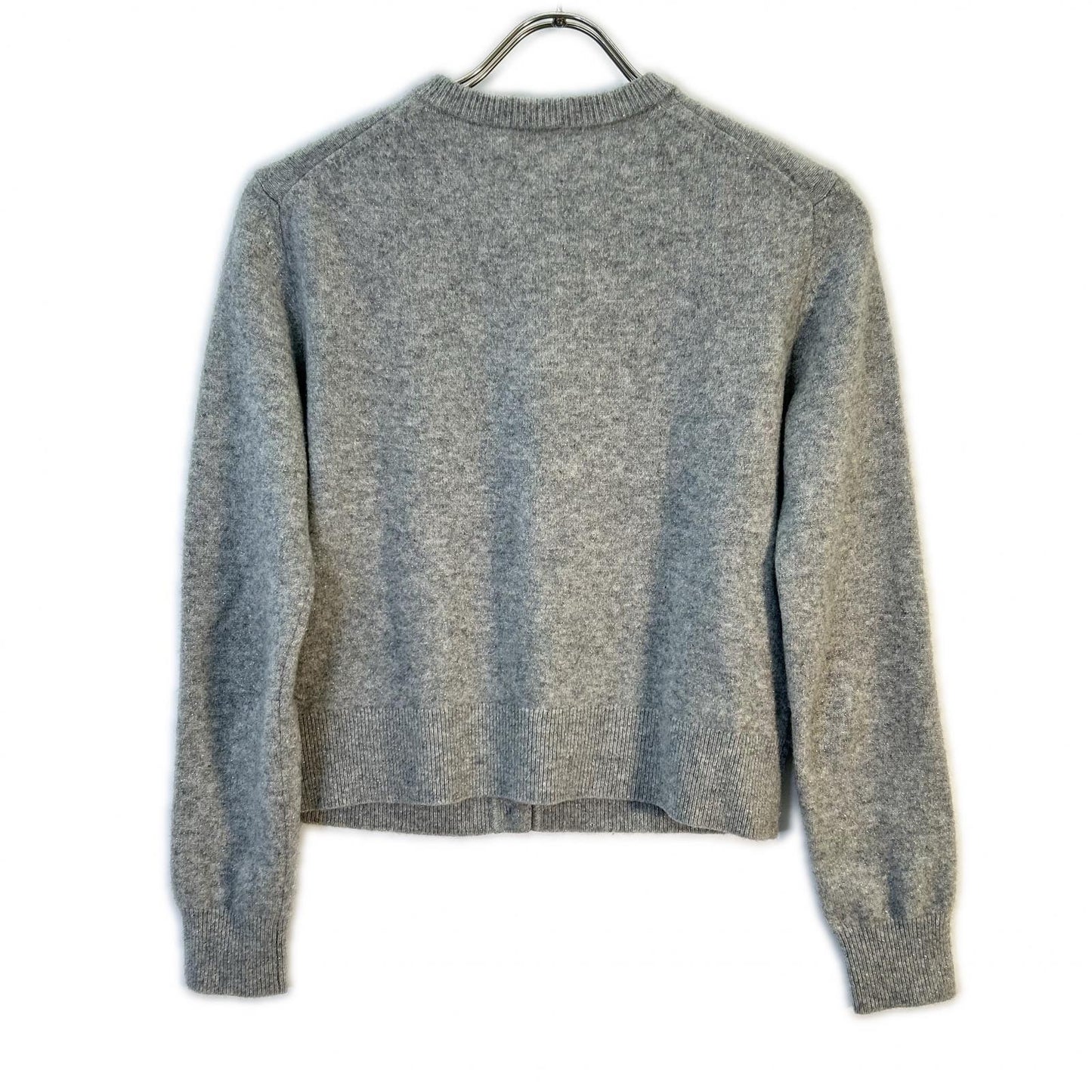 theory luxe セオリーリュクス 25年 グレー カシミヤ混 ラメカーディガン トップス