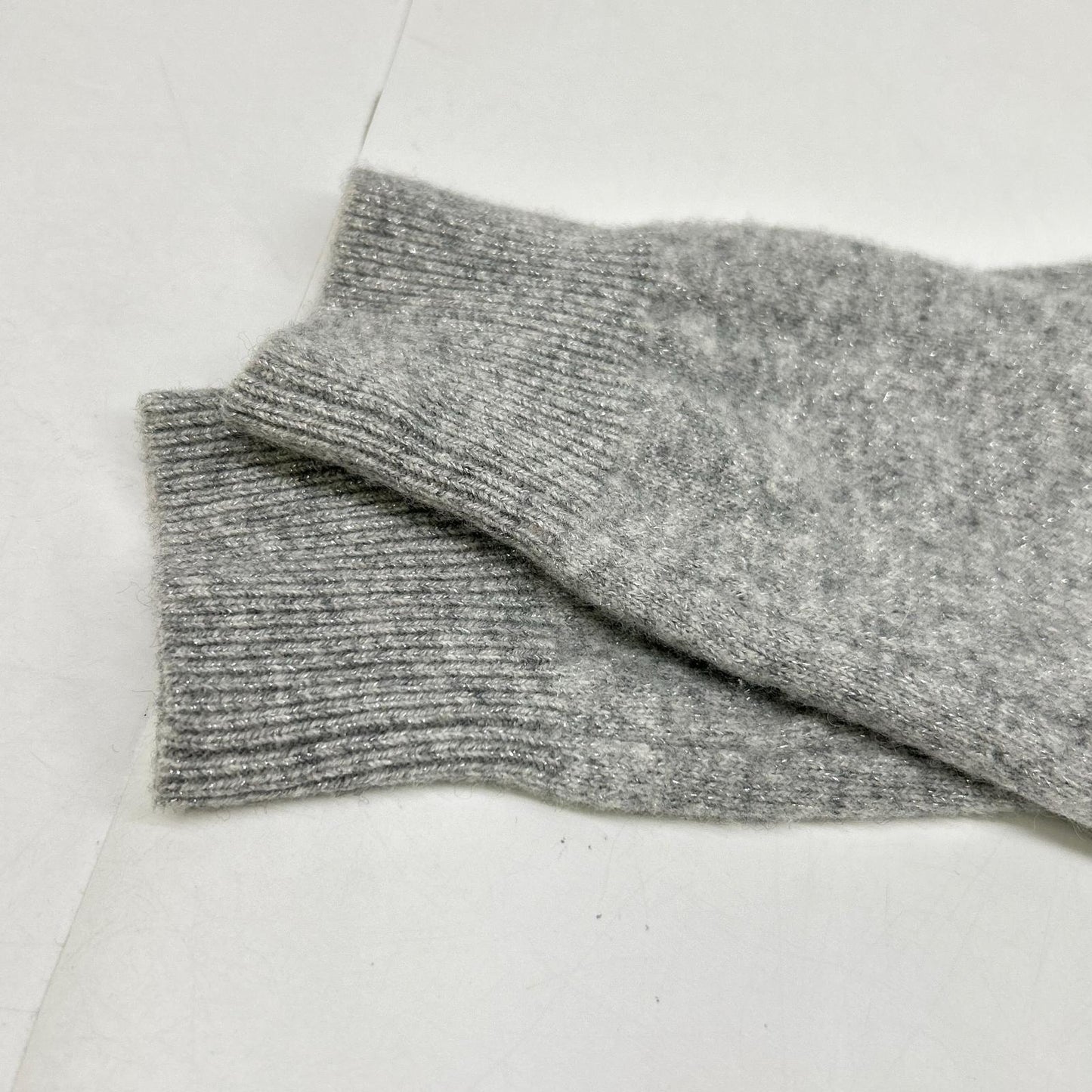 theory luxe セオリーリュクス 25年 グレー カシミヤ混 ラメカーディガン トップス