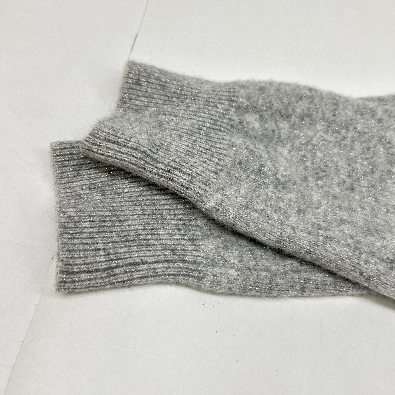 theory luxe セオリーリュクス 25年 グレー カシミヤ混 ラメカーディガン トップス