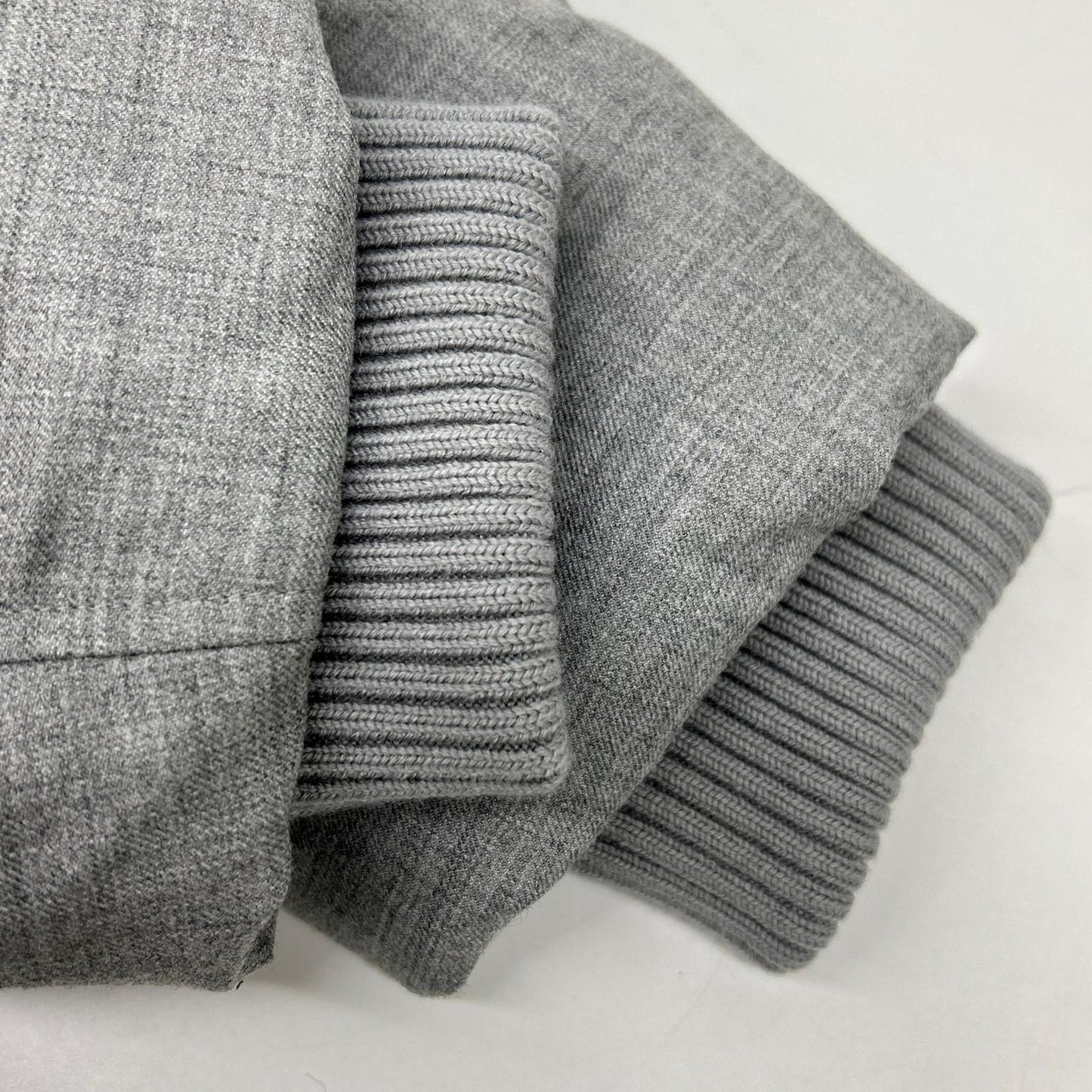 Theory セオリー 25年 グレー Wool Pl Flannel Cozy Collar Puff Coat ジャケット