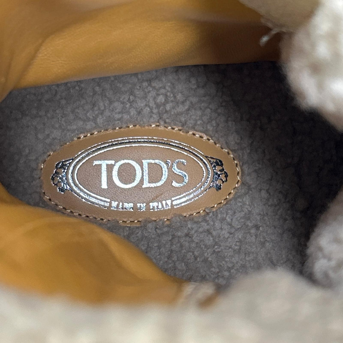 TOD'S トッズ 【美品】レースアップ ムートンブーツ シューズ