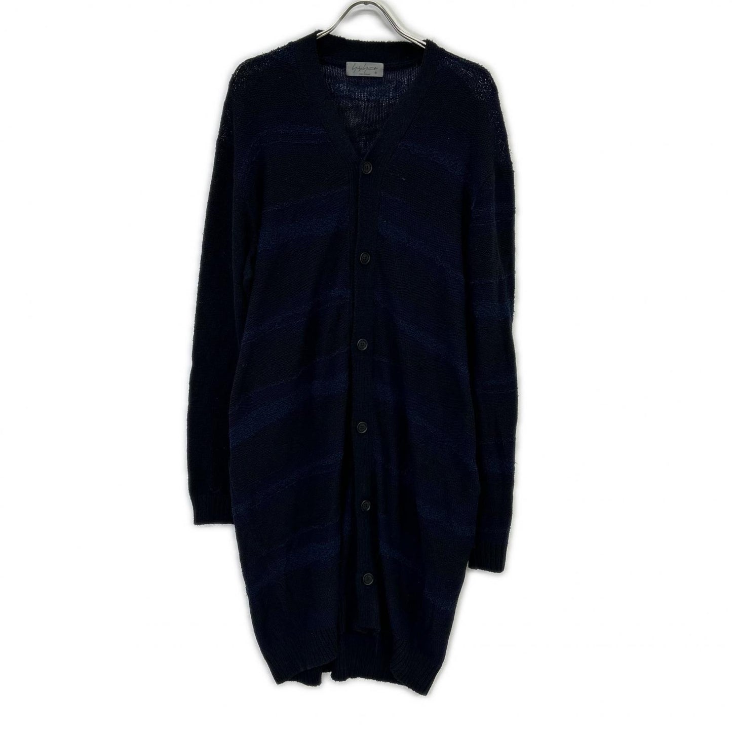 Yohji Yamamoto POUR HOMME 山本耀司 男士系列 24SS HS-K73-092 黑×蓝 BORDER LONG CD 上衣